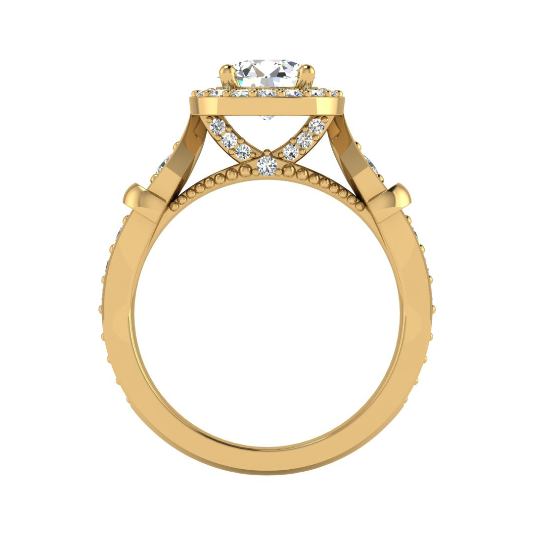 Brynn Halo Engagement Ring